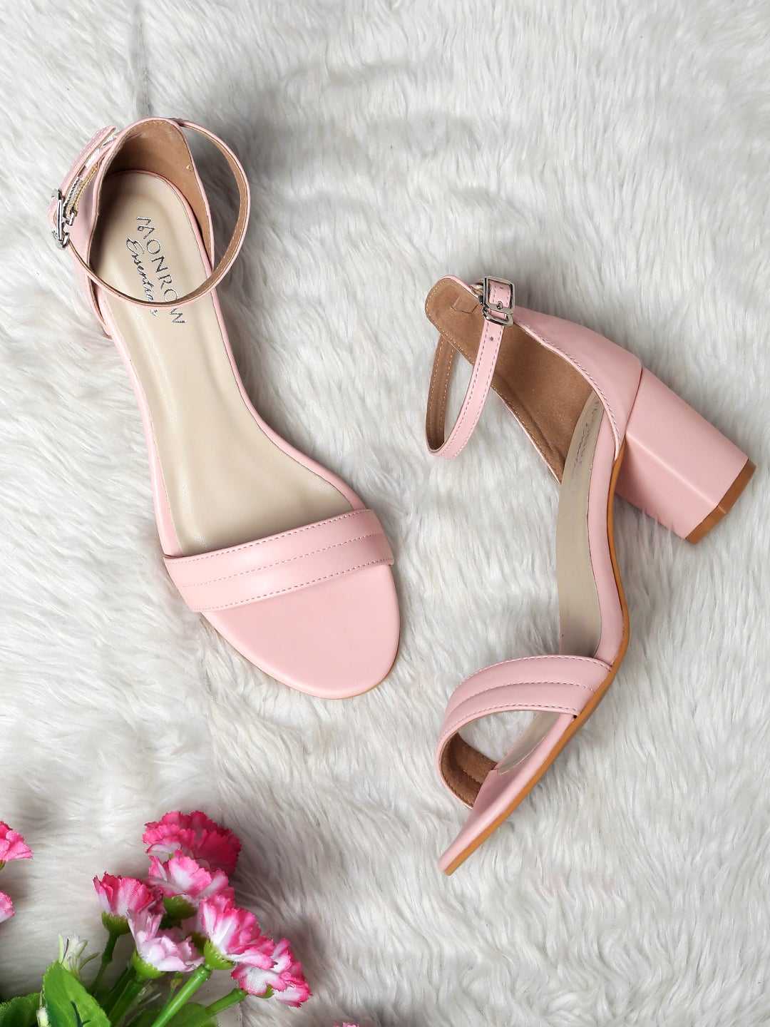 Blush 2025 block heels