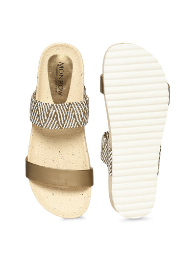 Jeviva Beige Flats