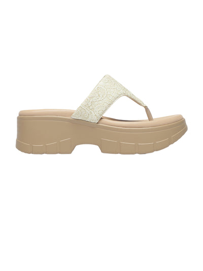 Vulan Cream Wedge Heels