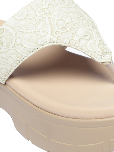 Vulan Cream Wedge Heels