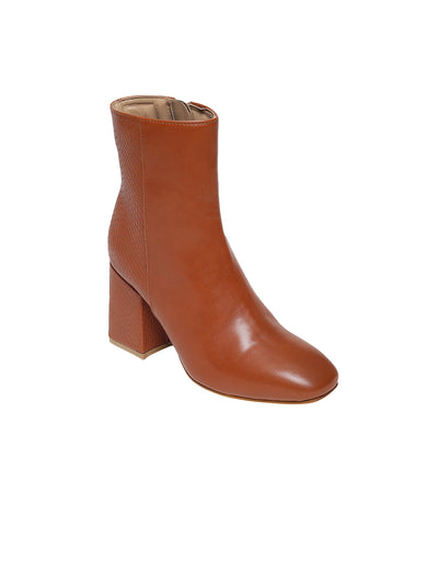 Sarah Tan Block Heel Boots