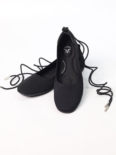 Eliza Black Ballerinas