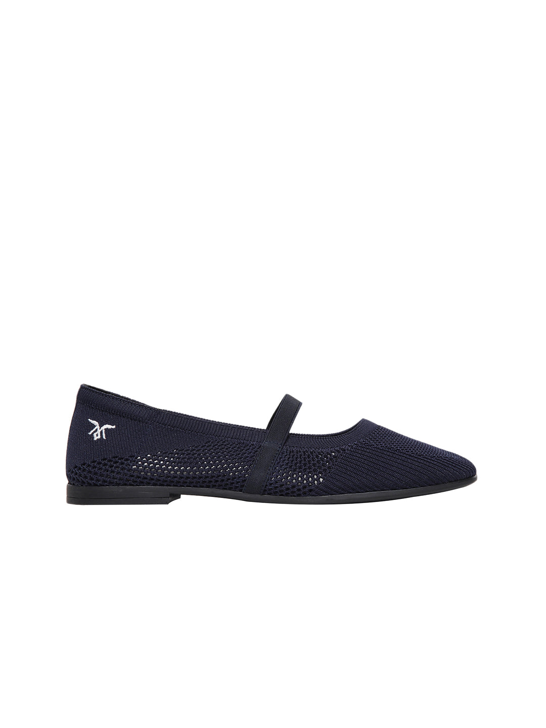 Elise Navy Blue Ballerinas