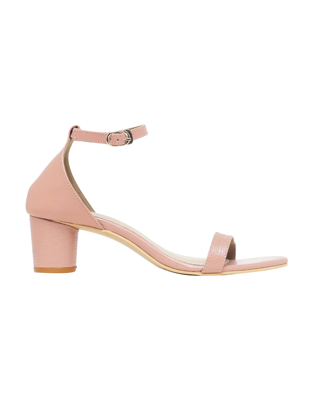 Ellery Peach Block Heels Monrow Shoes