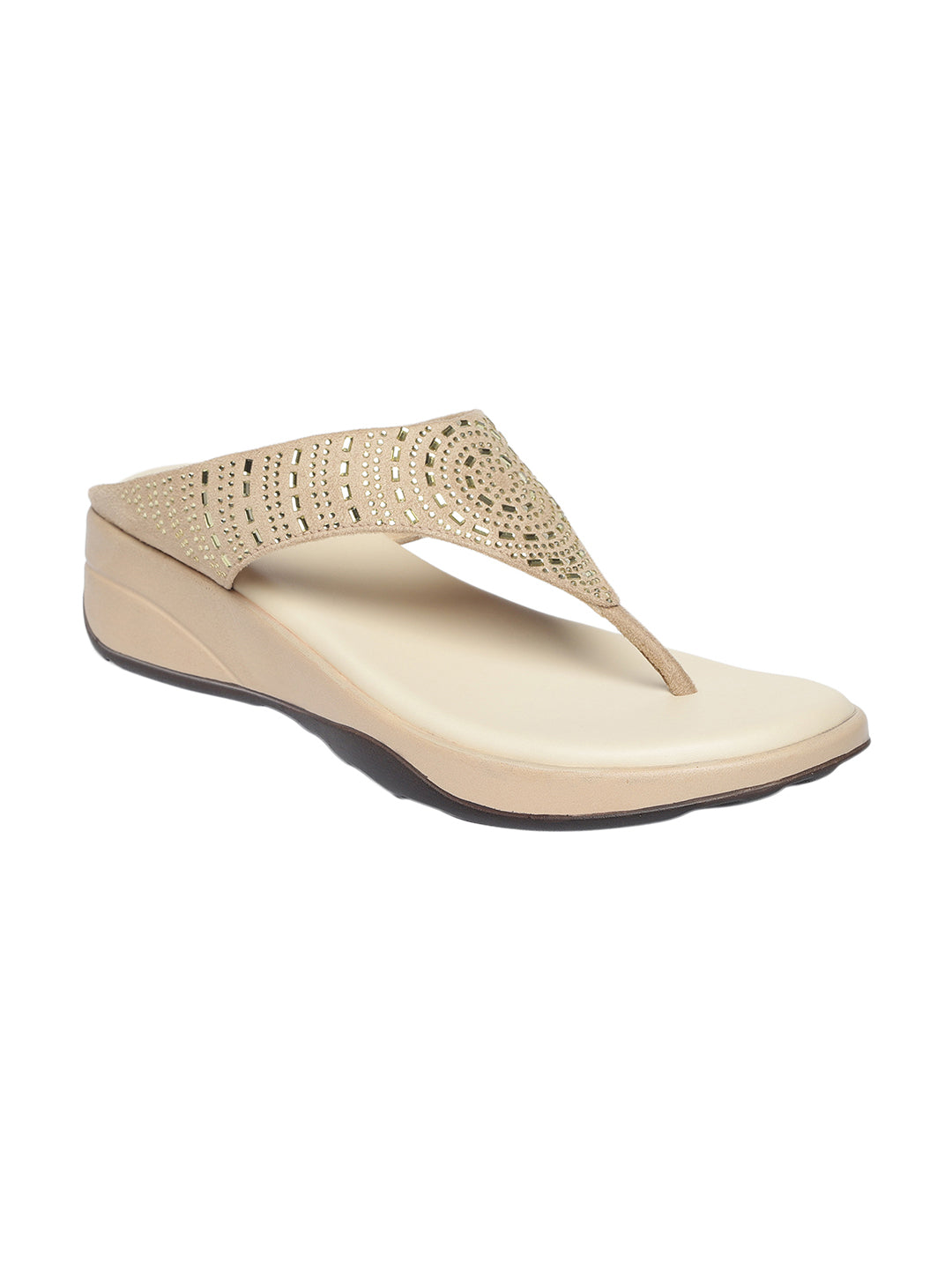 Aleana Cream Wedge Heels