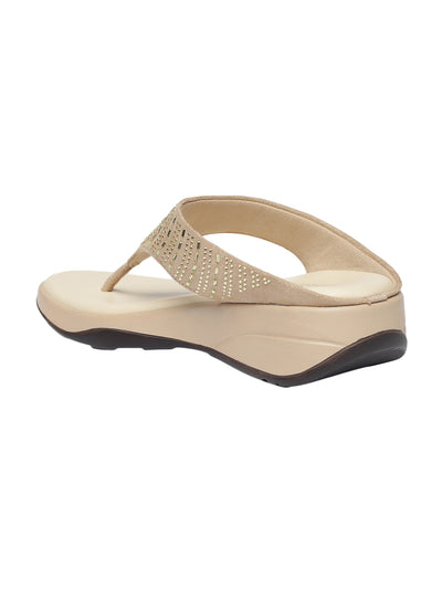 Aleana Cream Wedge Heels