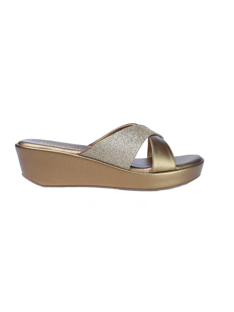 Elain Bronze Wedge Heels