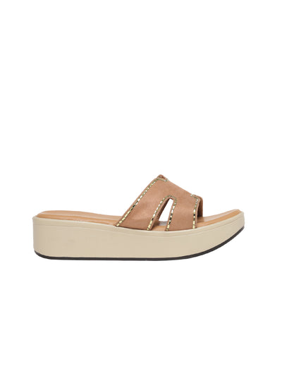 Alice Beige Flatform Heels