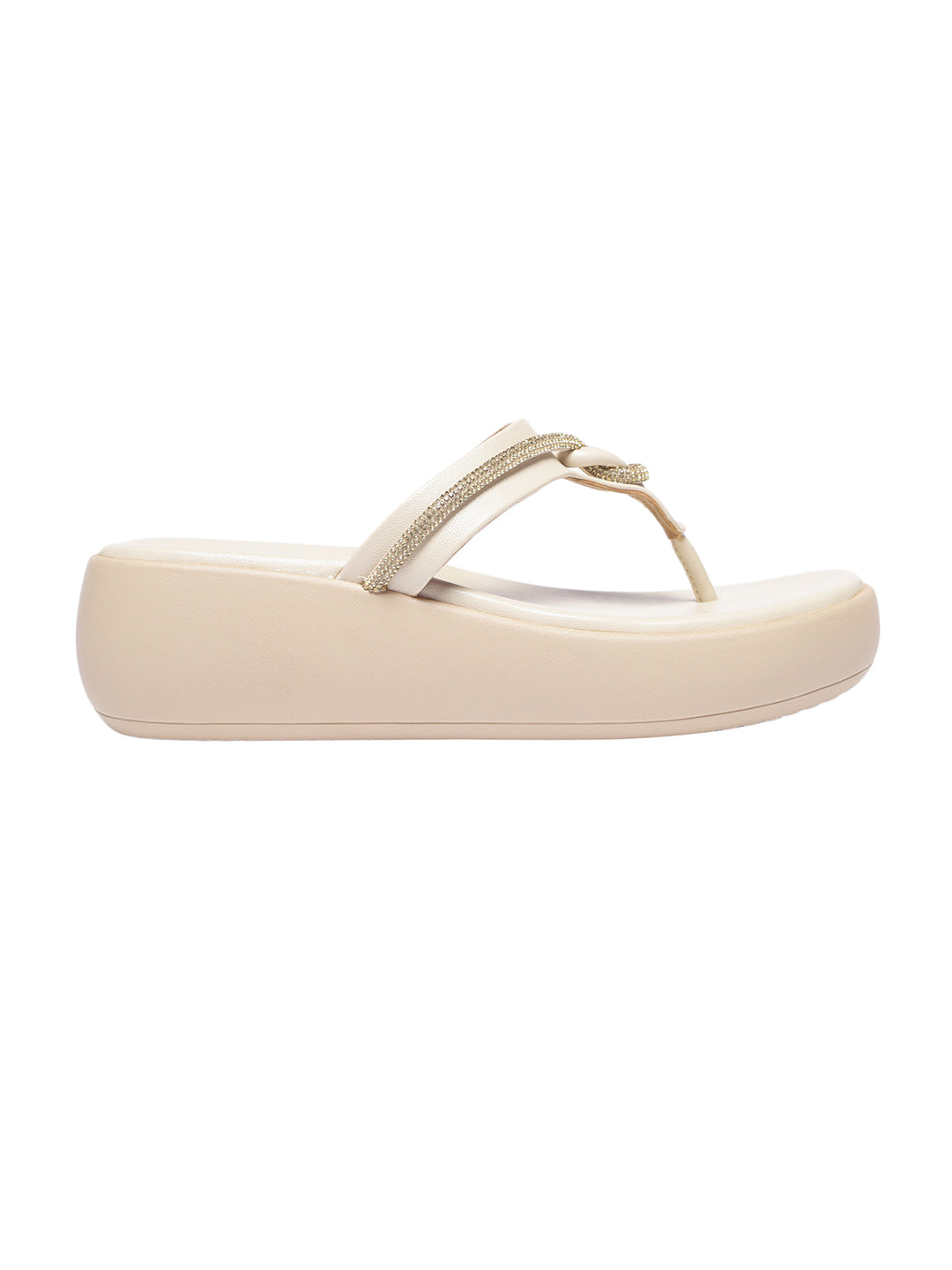 Ottilie Cream Flatform Heels