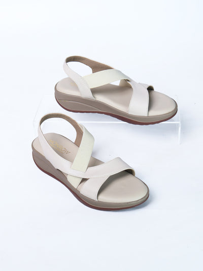 Ivey Cream Wedge Heels