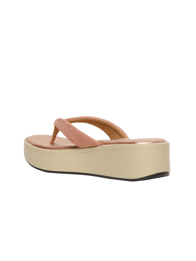 Catherine Pink Flatform Heels