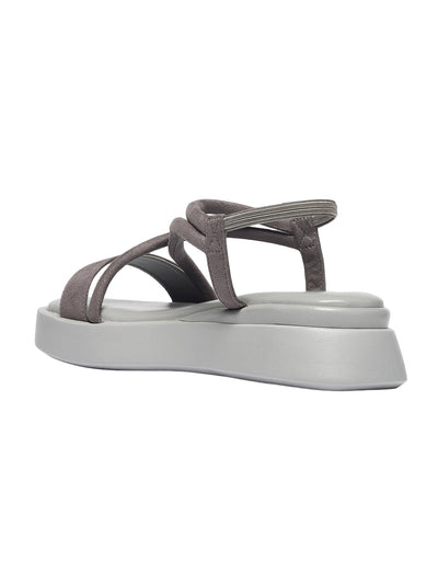 Eudori Grey Flatform Heels