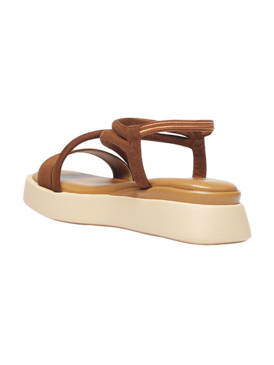 Eudori Tan Flatform Heels