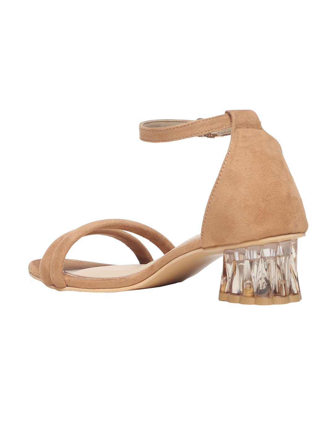 Alora  Nude Block Heels