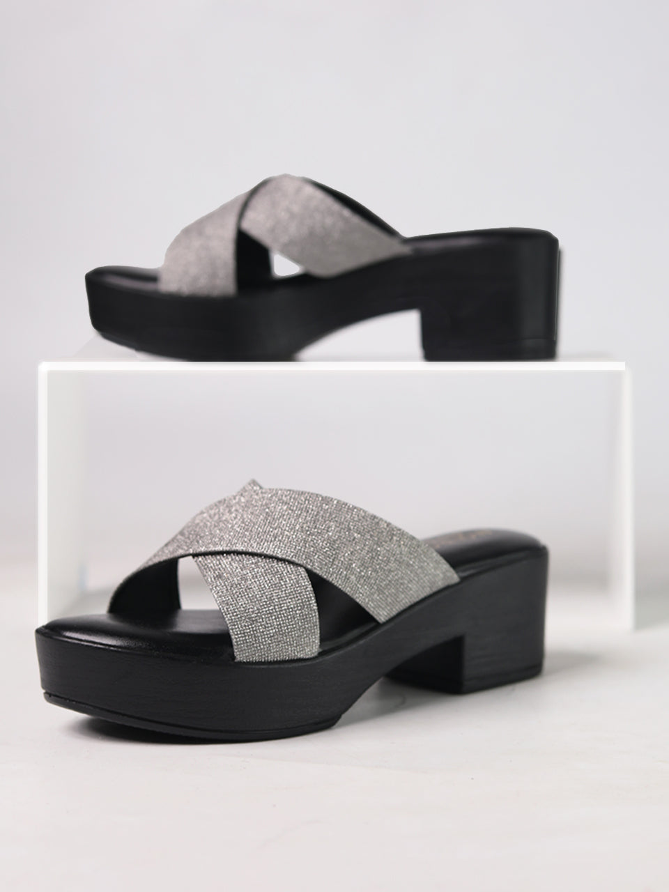 Baylin Gun Metal Platform Heels