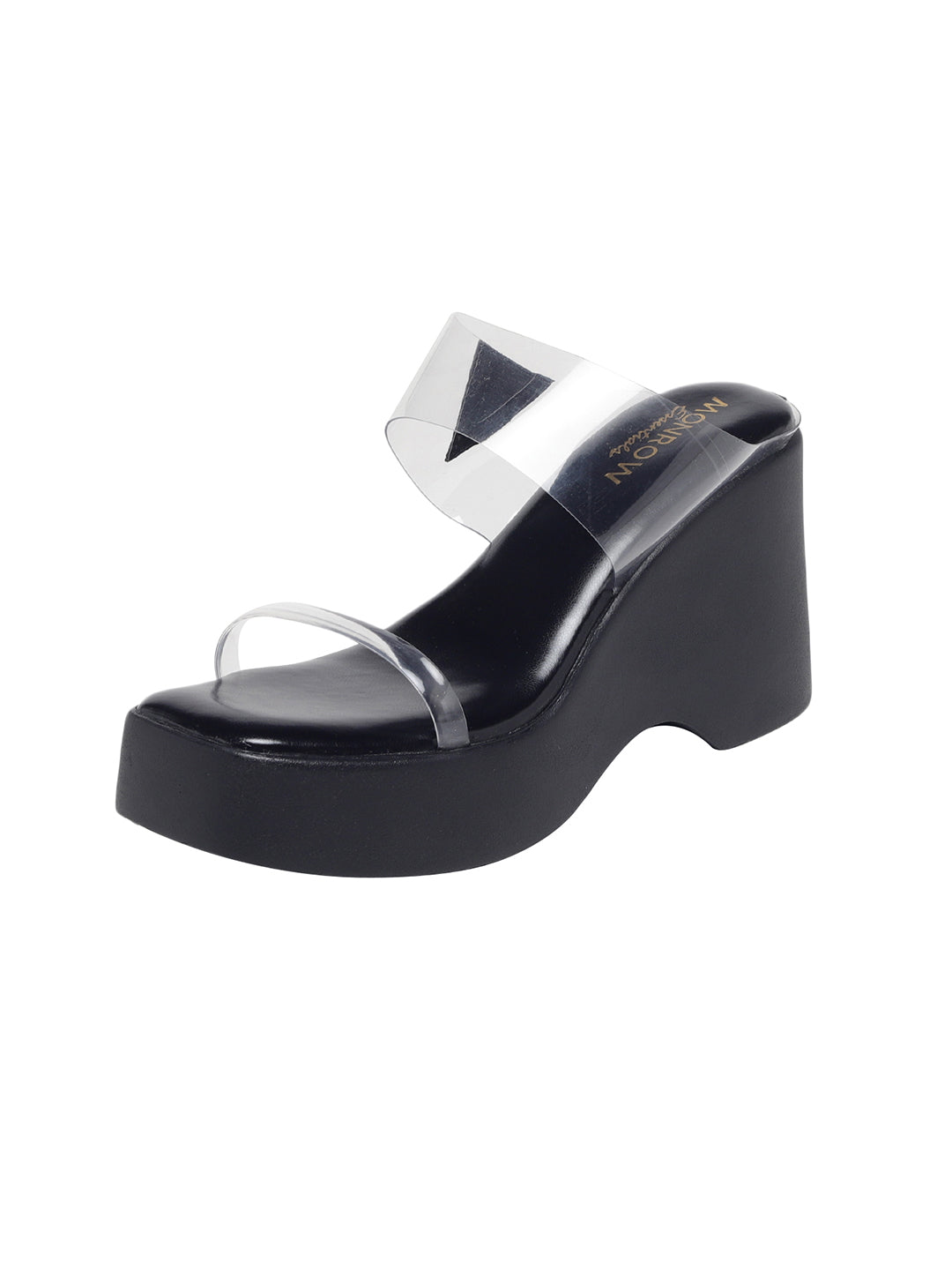 Joanne Black Wedge Heels