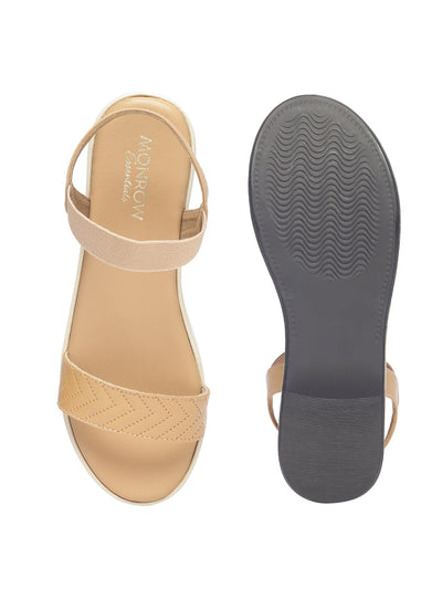 Dallis Tan Flatform Heels