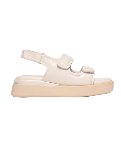 Eudora Cream Flatform Heels