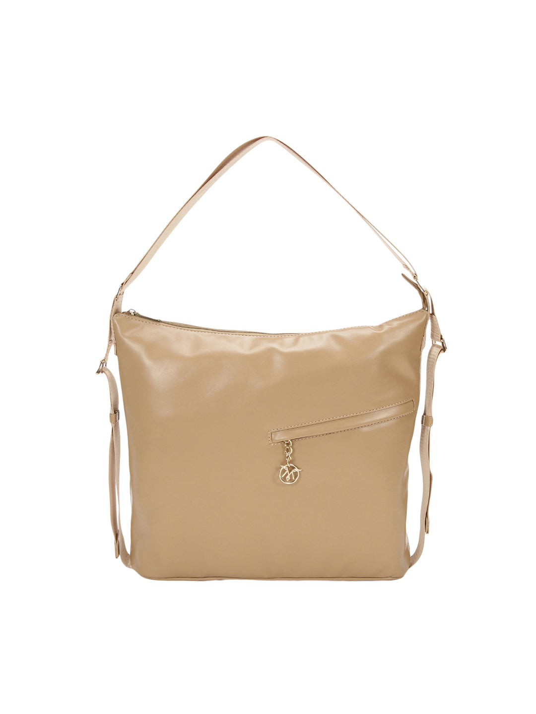 Shape Shifter Beige Tote Bag