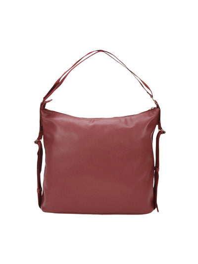 Shape Shifter Maroon Tote Bag