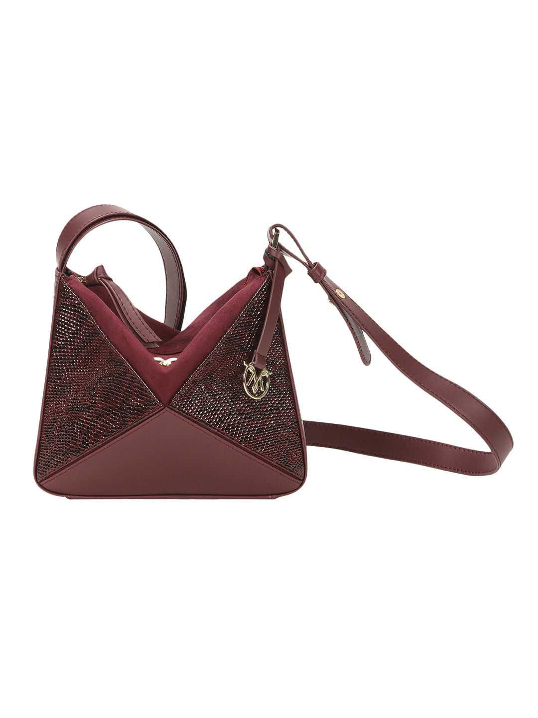 Fortune Teller Maroon Sling Bag