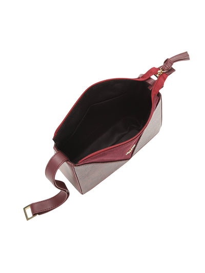 Fortune Teller Maroon Sling Bag