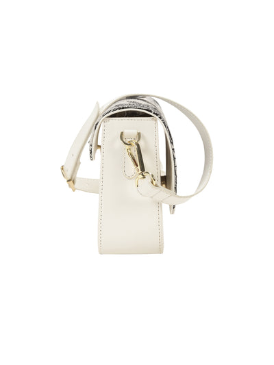 Yin-Yang White Sling Bag