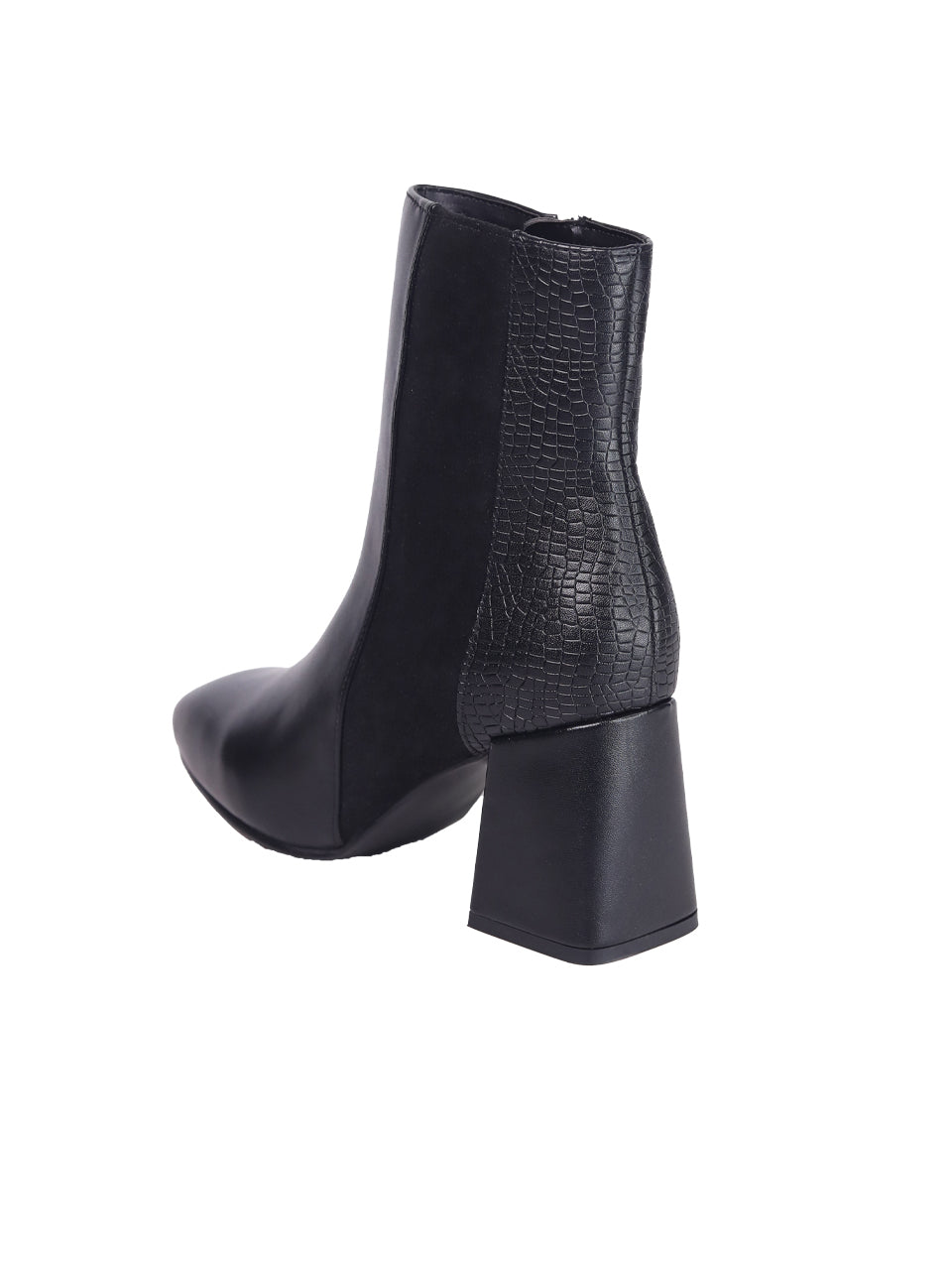 Sophie Black Block Boots