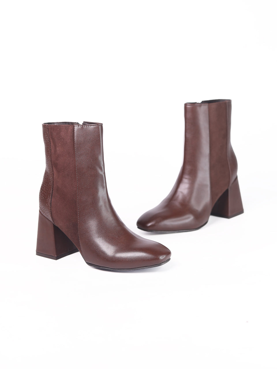 Sophie Brown Block Boots