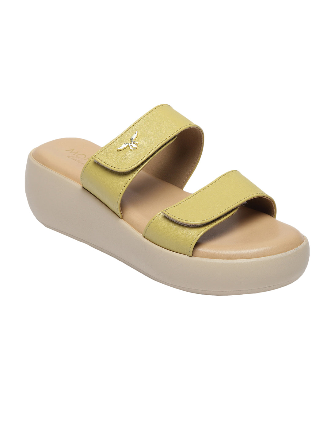 Terila Yellow Platform Heels