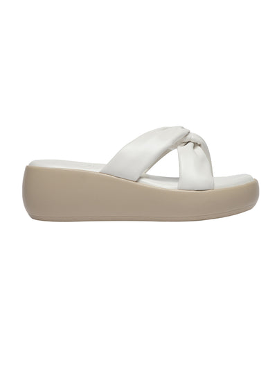 Galima White Platform Heels