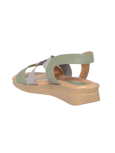 Esen Green Sandals