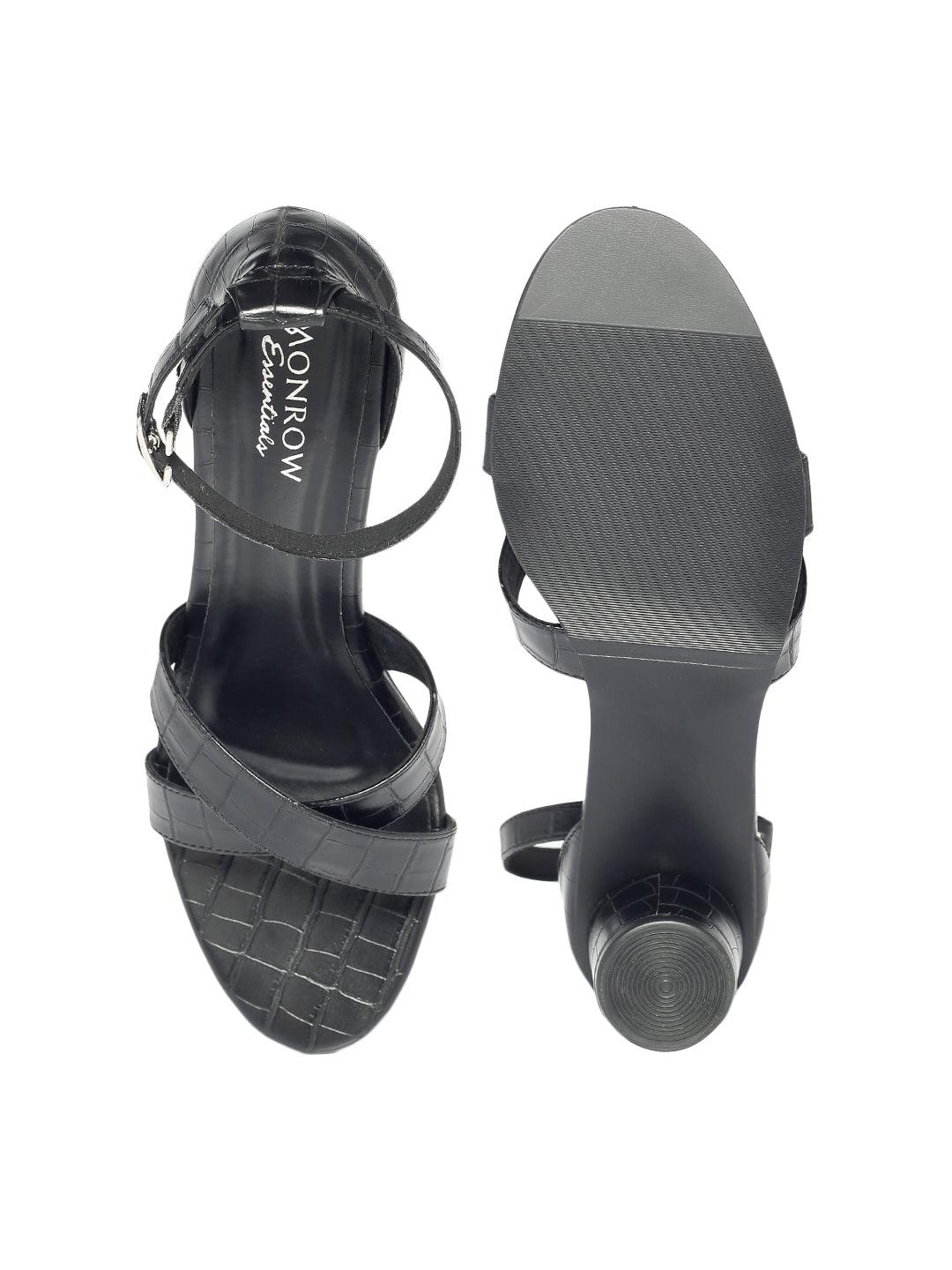Khadim Black Pump Heels Formal Shoe for Women