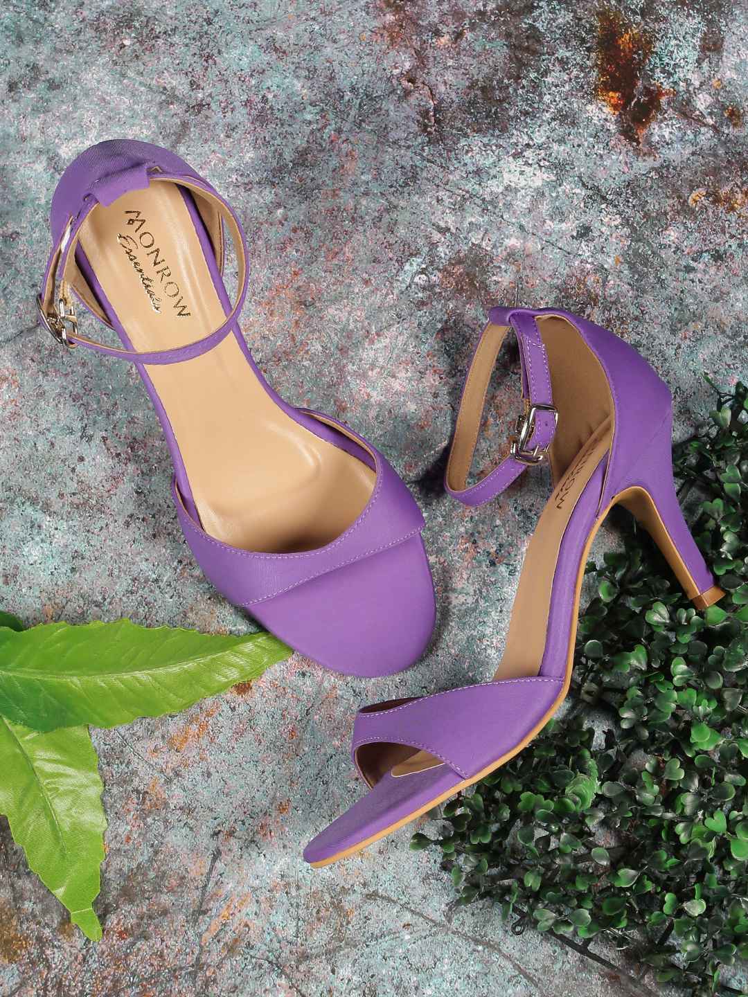 Mauve kitten heels best sale