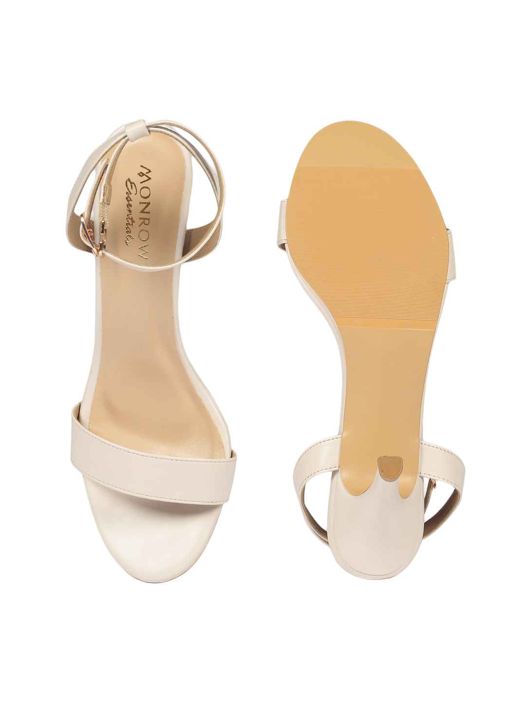 SHOPIEE Women Off White Heels - Buy SHOPIEE Women Off White Heels Online at  Best Price - Shop Online for Footwears in India | Flipkart.com