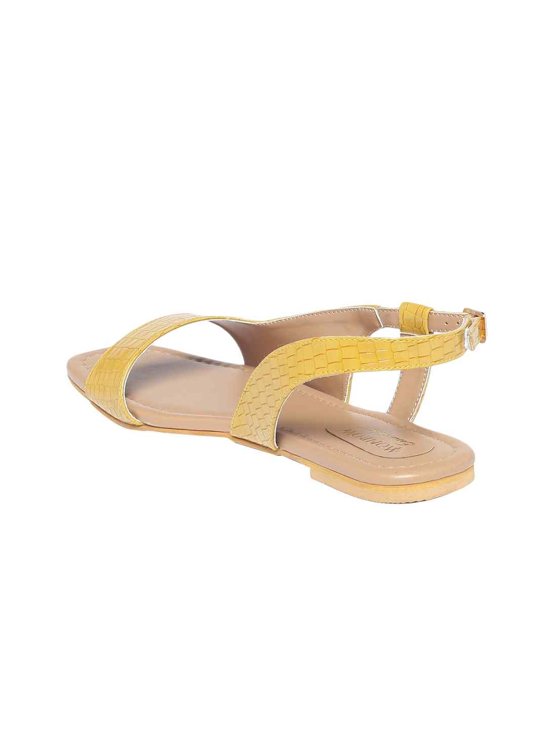 Lyna Mustard Yellow Flats – Monrow Shoes